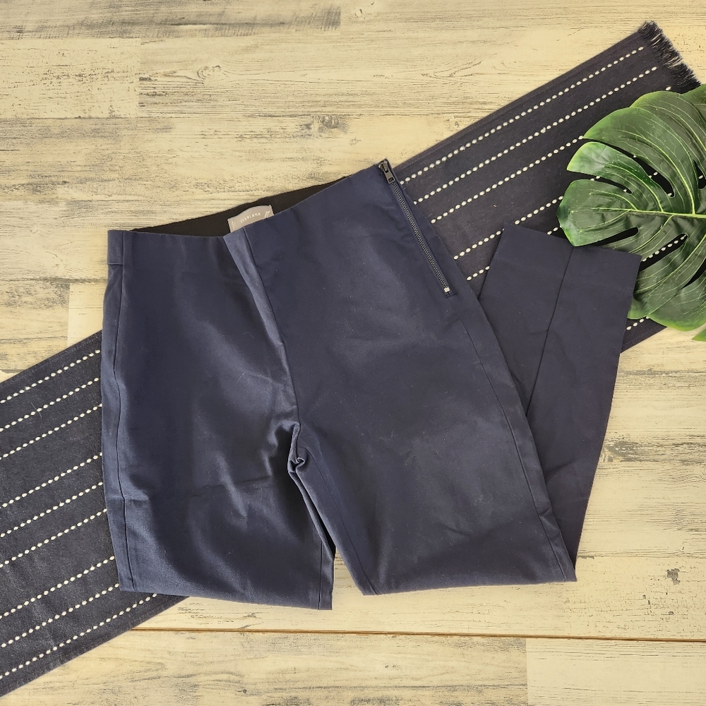 Everlane The Side Zip Work Pant Navy NWT Size 10